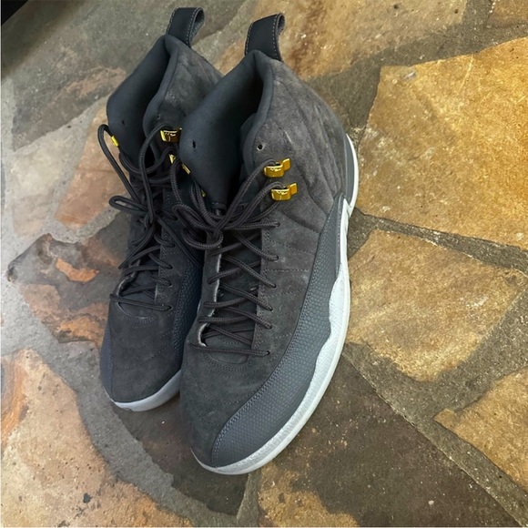 Grey RETRO Jordan 12’s - Picture 3 of 9